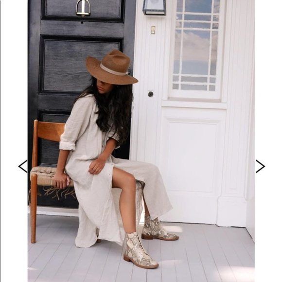 Sam Edelman Nina Snake Print Combat Boots - Picture 2 of 11